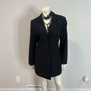 Elegant Black Women's Long Suit Jacket❤️9